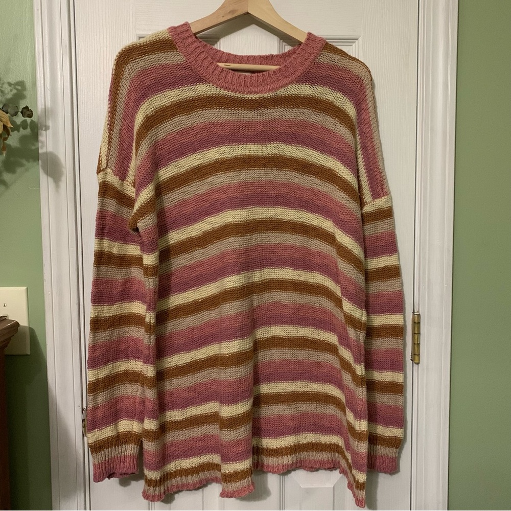 Show Me Your Mumu Bertie Sweater in Reagan Stripe Knit - Picture 2 of 12